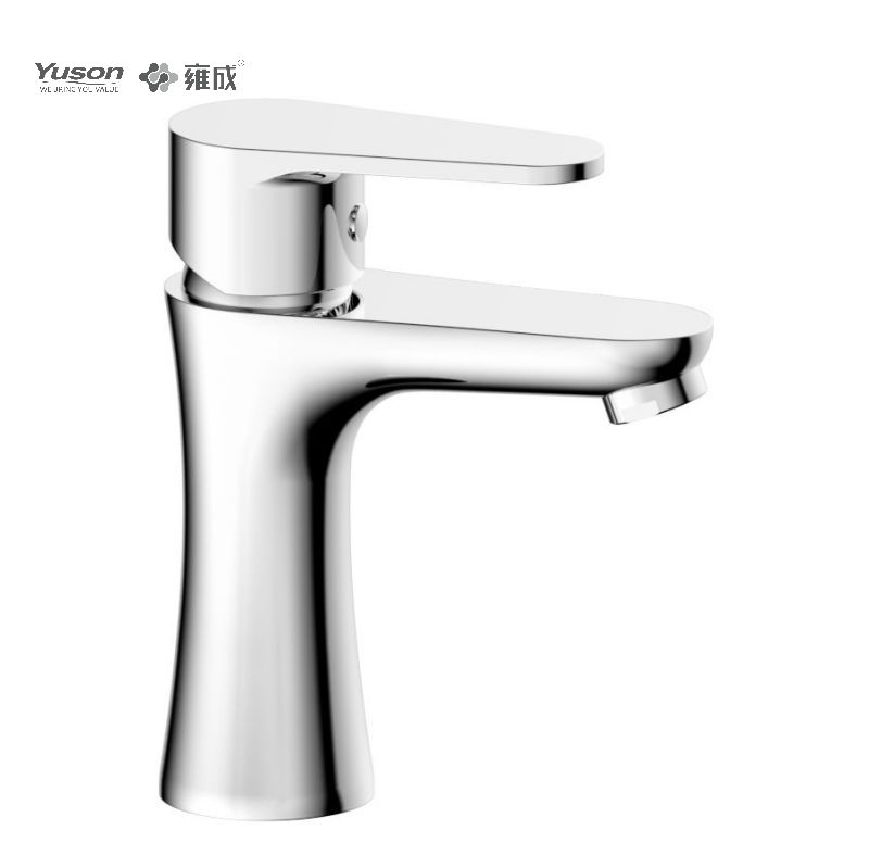 3377-30 Pirinç Musluk tek kollu güverte üstü sıcak ve soğuk su lavabo bataryası